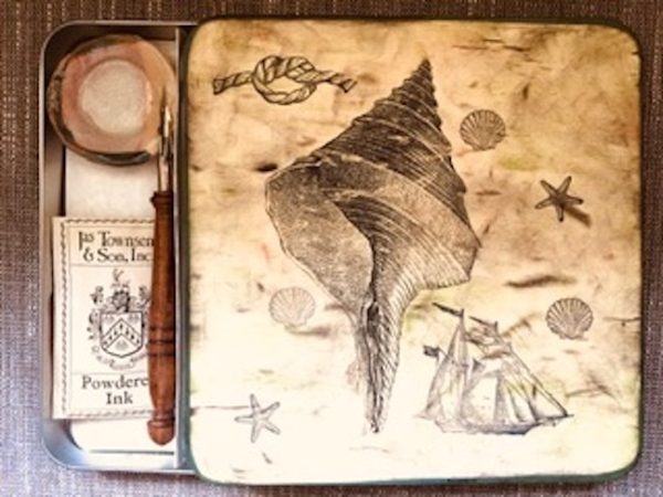 Seashell & Ship Historic Inspired Journal Kit