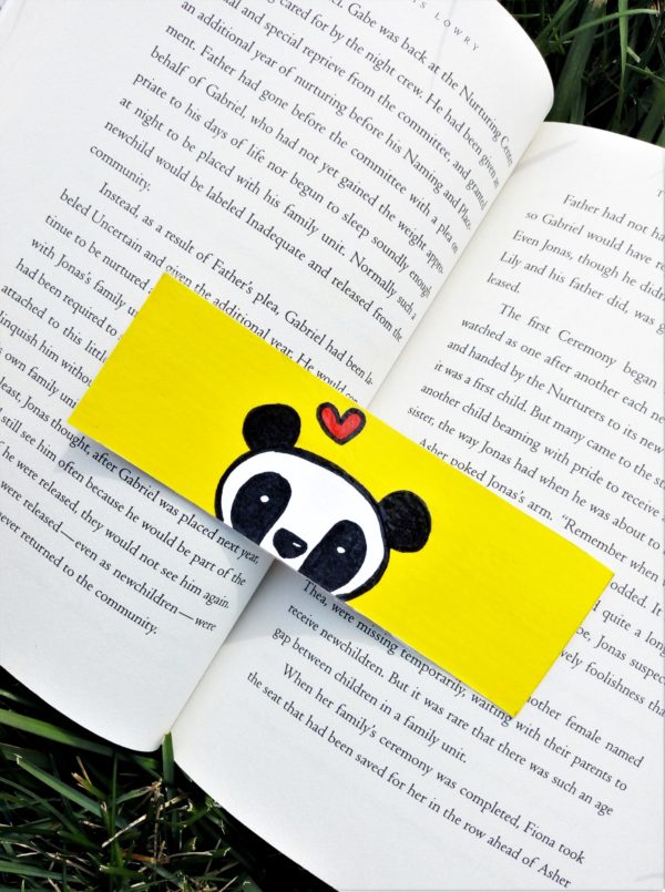 Loving panda bookmark!