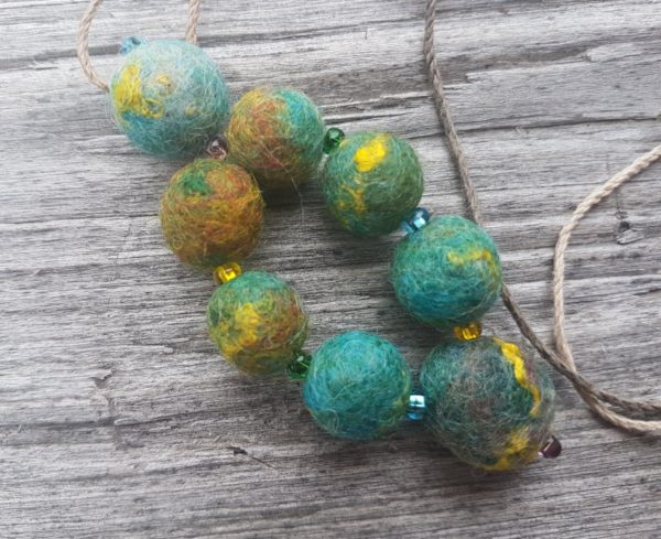 Felted necklace - Image 5