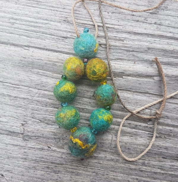 Felted necklace - Image 6