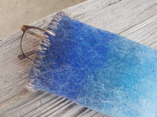 Felted case for glasses or phone