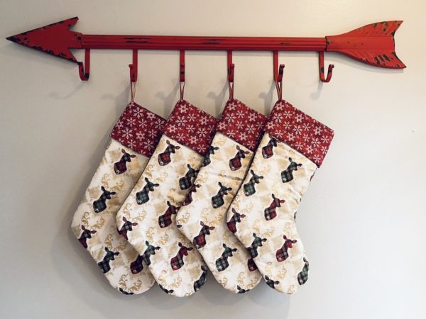 Golden Deer Holiday Stocking - Image 2