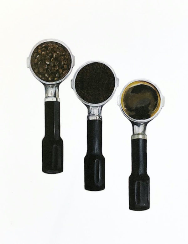 Coffee Scoops Fine Art Print