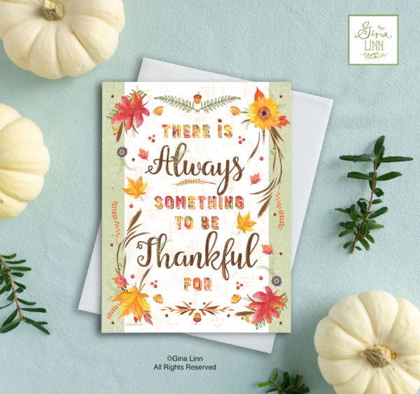 Inspirational Autumn Note Card