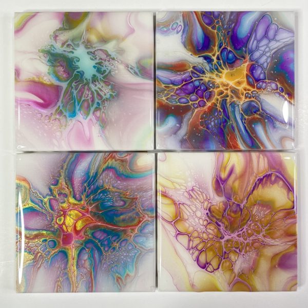 Acrylic& Resin Coaster Set (4) - Image 2