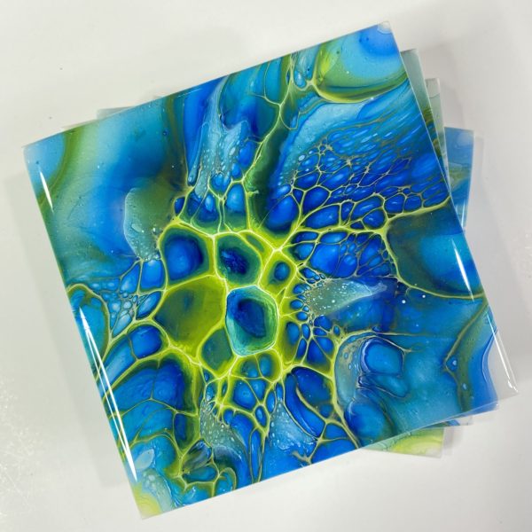 Acrylic& Resin Coaster Set (4) - Image 3