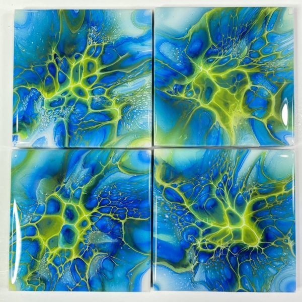 Acrylic& Resin Coaster Set (4) - Image 2