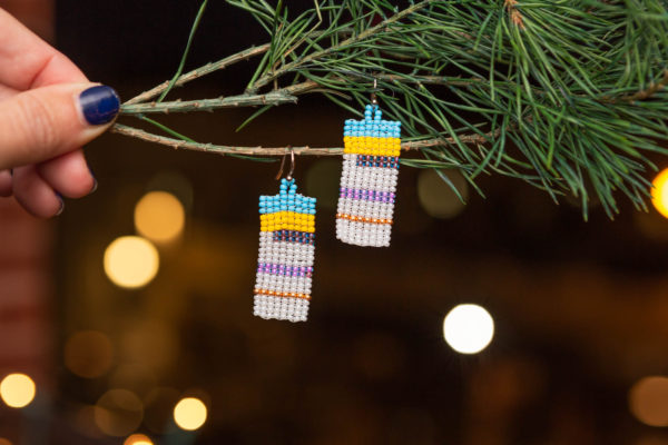 Color Block Earrings