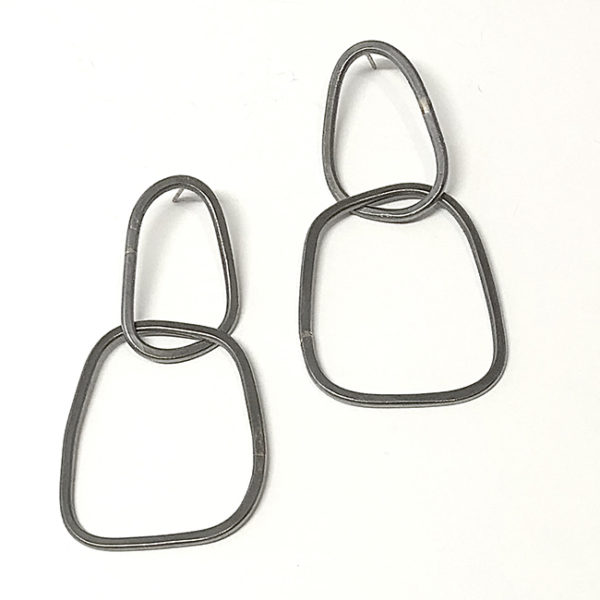 Double Link Post Earrings