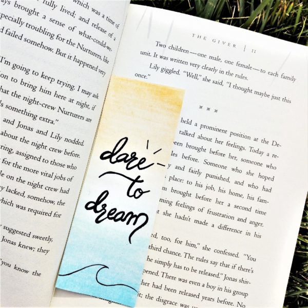 Dare to dream bookmark