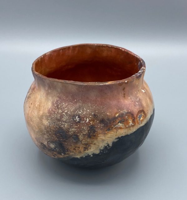 Pit-Fired Pinched Vessel 1